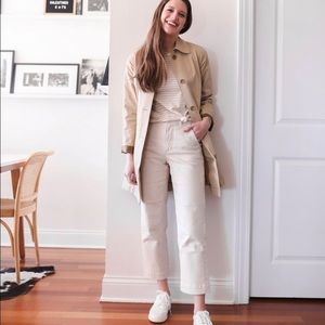 Everlane straight leg crop pant (short) sandstone